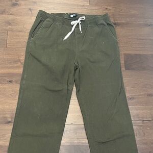 Mens drawstring khakis